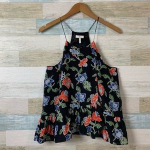 Joie Floral Tank Top size Medium